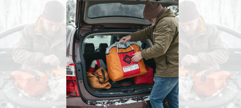 Winter car emergency kit header